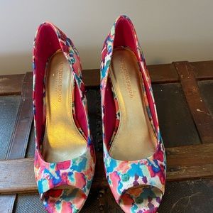 Floral heels, perfect for summer